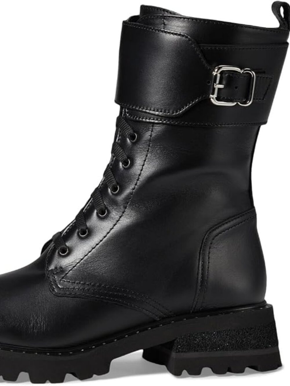 La Canadienne Women's Cody Lace Up Buckled Booties Black Sz: 8 - Picture 3 of 13